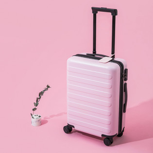 90 GO FUN Rhine-Flower suitcase Pink